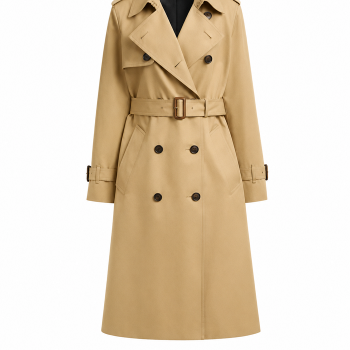 Classic Wool-Blend Coat